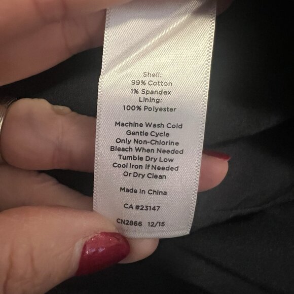 Talbots Sheath Dress Floral Size 4 Lined Blue Purple Cotton Business Work Office - Picture 8 of 9